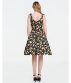 Black Meowgical Galaxy Swing Dress - Unique Vintage - Womens, DRESSES, SWING