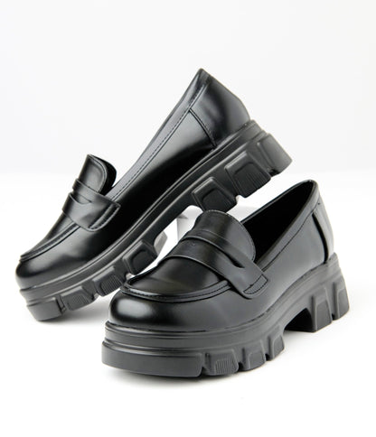 Black Oxford Shoes - Unique Vintage - Womens, SHOES, OXFORDS