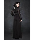 Black Palazzo Pants - Unique Vintage - Womens, BOTTOMS, PANTS