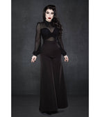 Black Palazzo Pants - Unique Vintage - Womens, BOTTOMS, PANTS