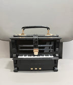 Black Piano Crossbody Bag - Unique Vintage - Womens, ACCESSORIES, HANDBAGS
