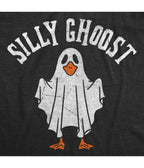 Black Silly Ghoost Print Graphic Tee - Unique Vintage - Womens, GRAPHIC TEES, TEES