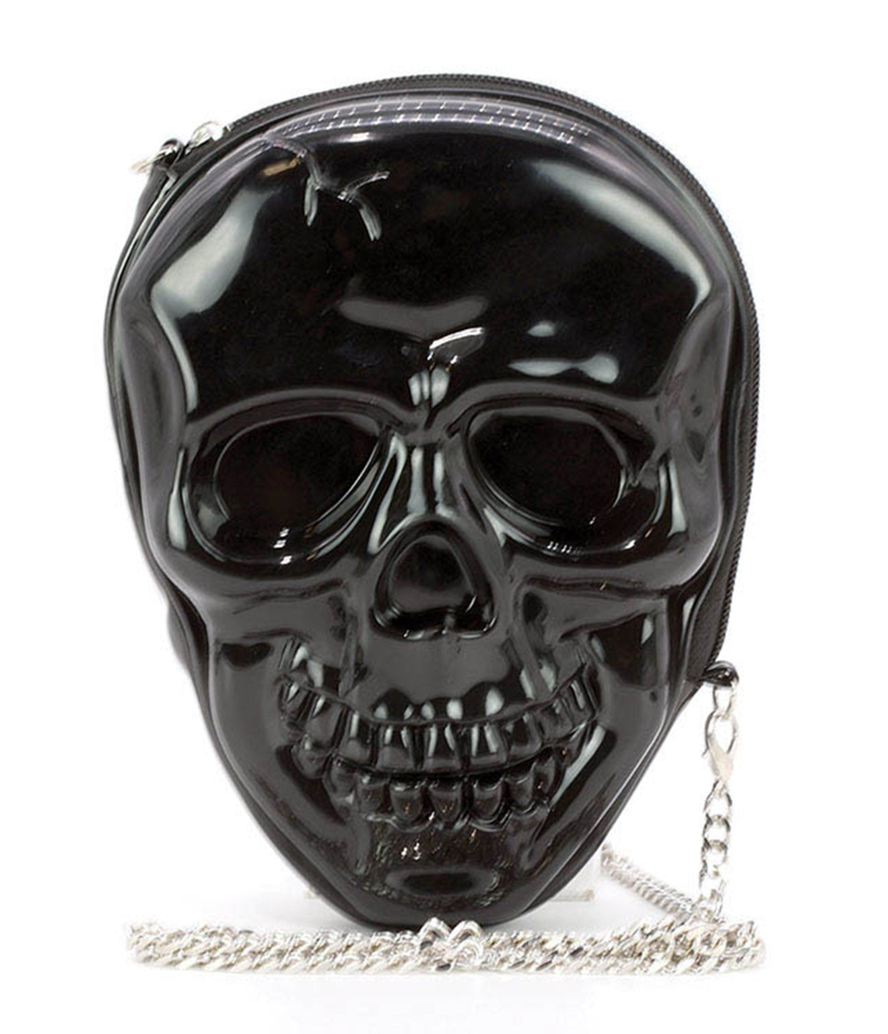 Black Skull Head Crossbody Bag - Unique Vintage - Womens, ACCESSORIES, HANDBAGS