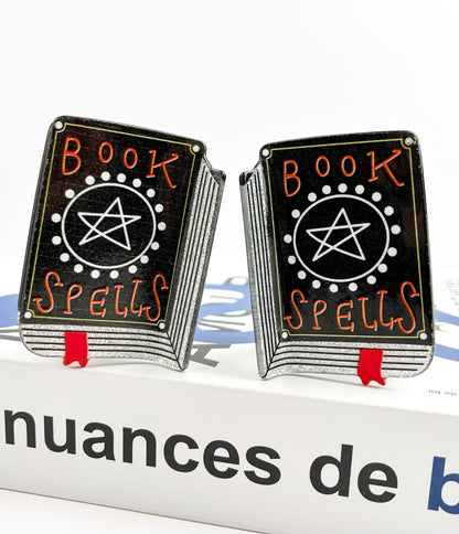 Black Spell Book Claw Clip - Unique Vintage - Womens, ACCESSORIES, HAIR