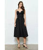 Black Sweetheart Midi Dress
