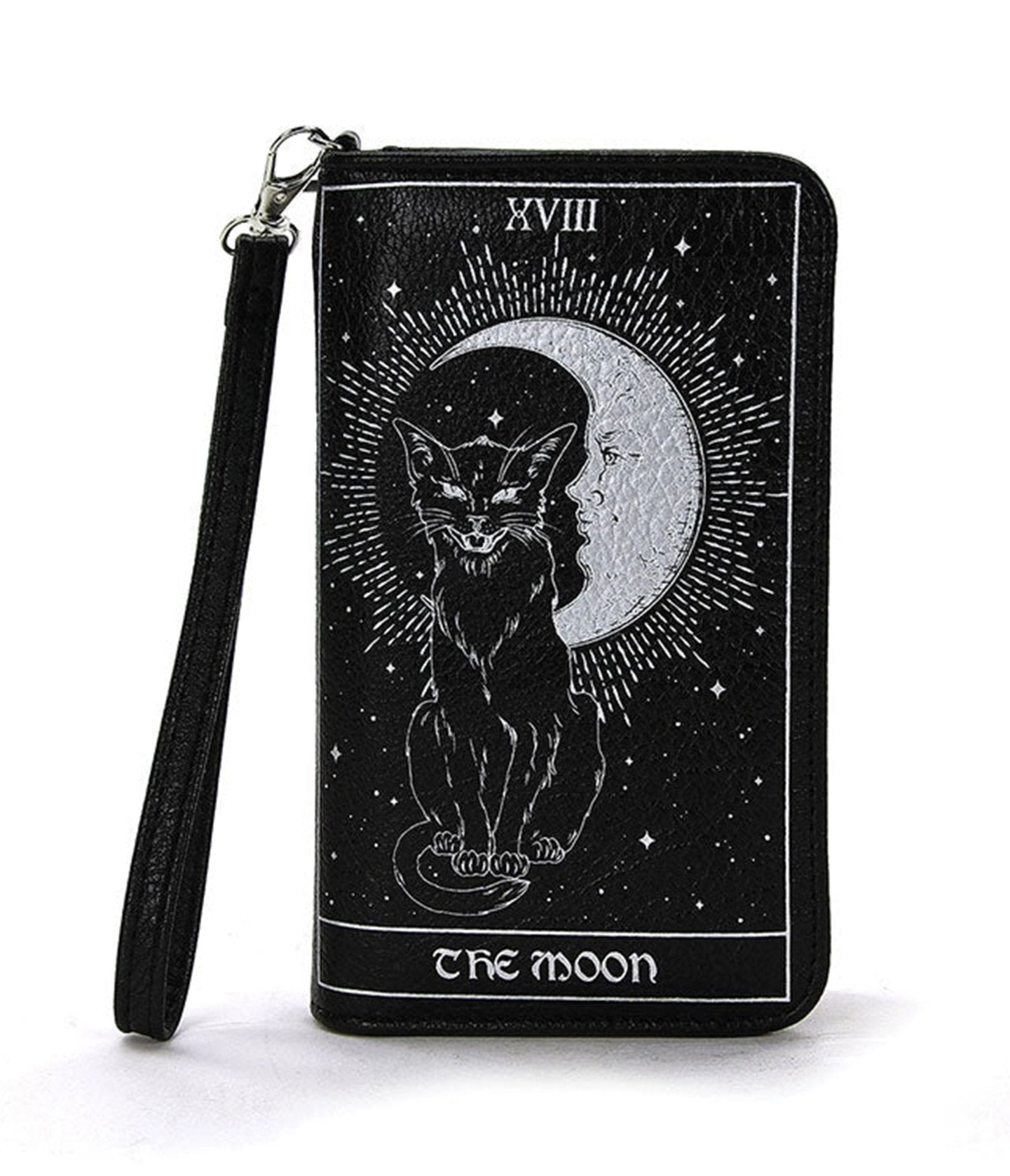 Black Tarot Card Theme Wallet - Unique Vintage - Womens, ACCESSORIES, HANDBAGS