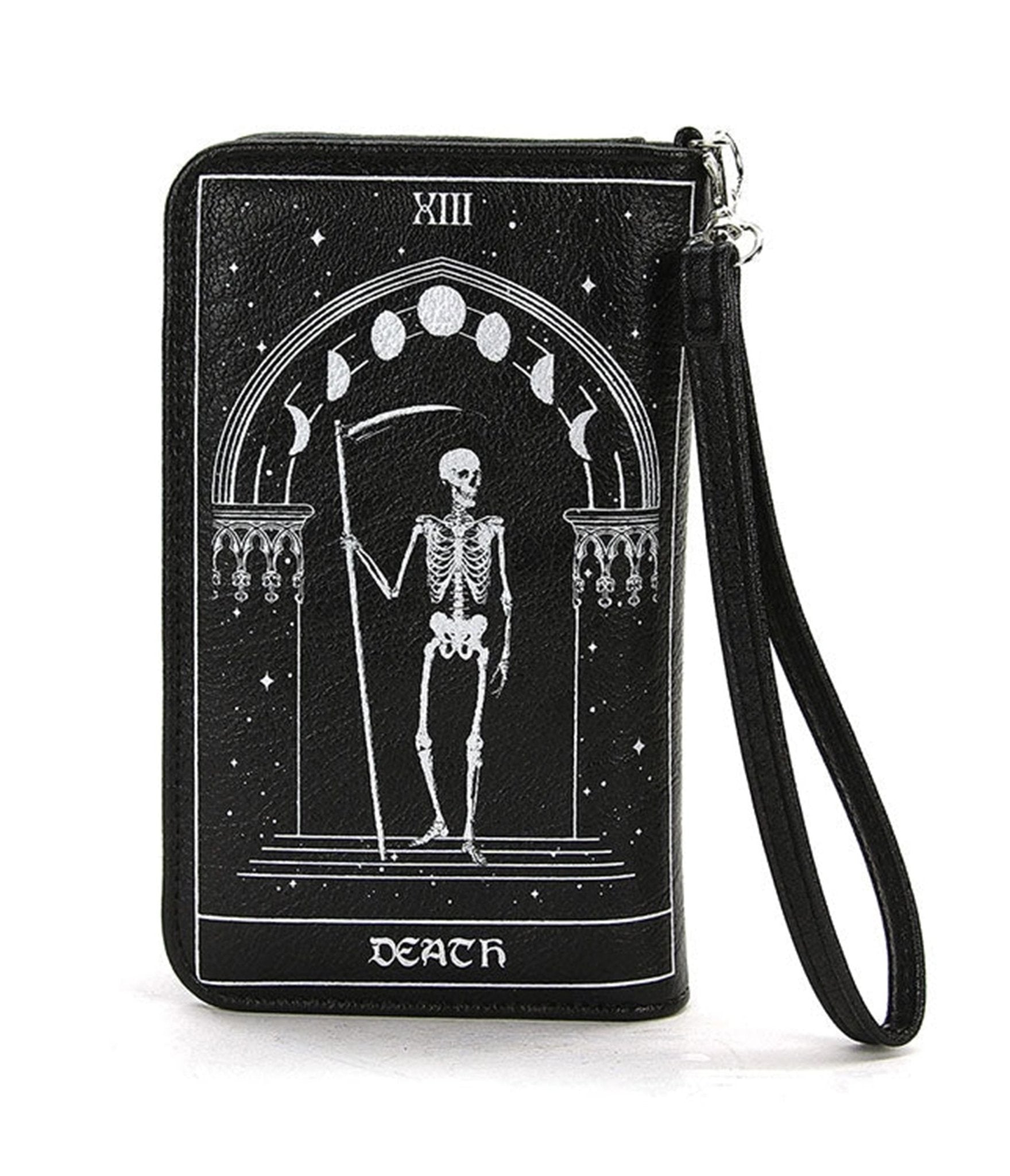 Black Tarot Card Theme Wallet - Unique Vintage - Womens, ACCESSORIES, HANDBAGS