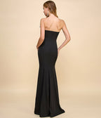 Black & White Bow Strapless Maxi Dress - Unique Vintage - Womens, DRESSES, MAXI