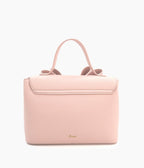 Blush Pink Bow Leatherette Handbag - Unique Vintage - Womens, ACCESSORIES, HANDBAGS
