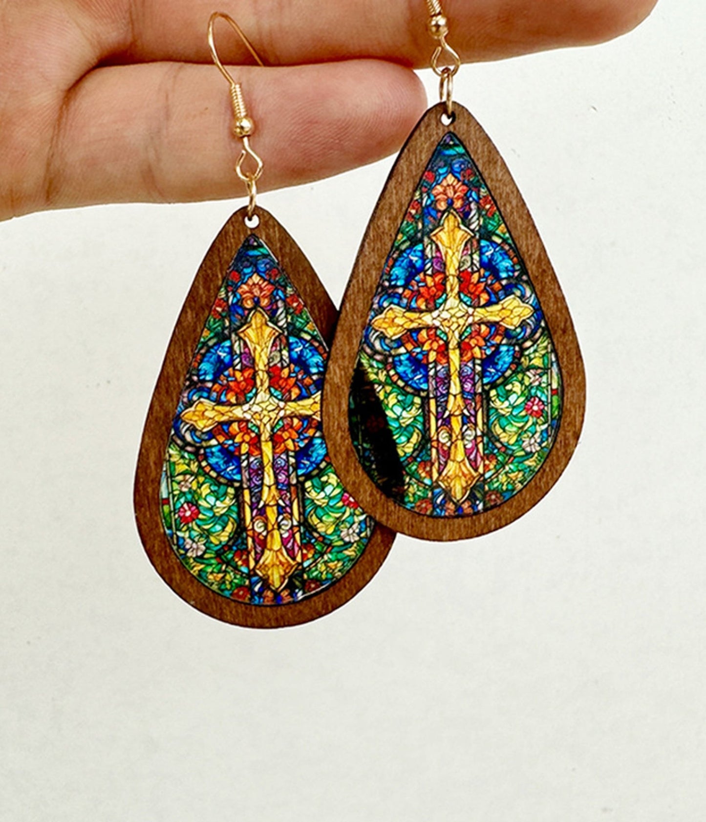 Bohemia Mosaic Earrings - Unique Vintage - Womens, ACCESSORIES, JEWELRY