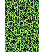 Bonsai Kitten Green Franken-Leopard Print Swing Dress - Unique Vintage - Womens, DRESSES, SWING