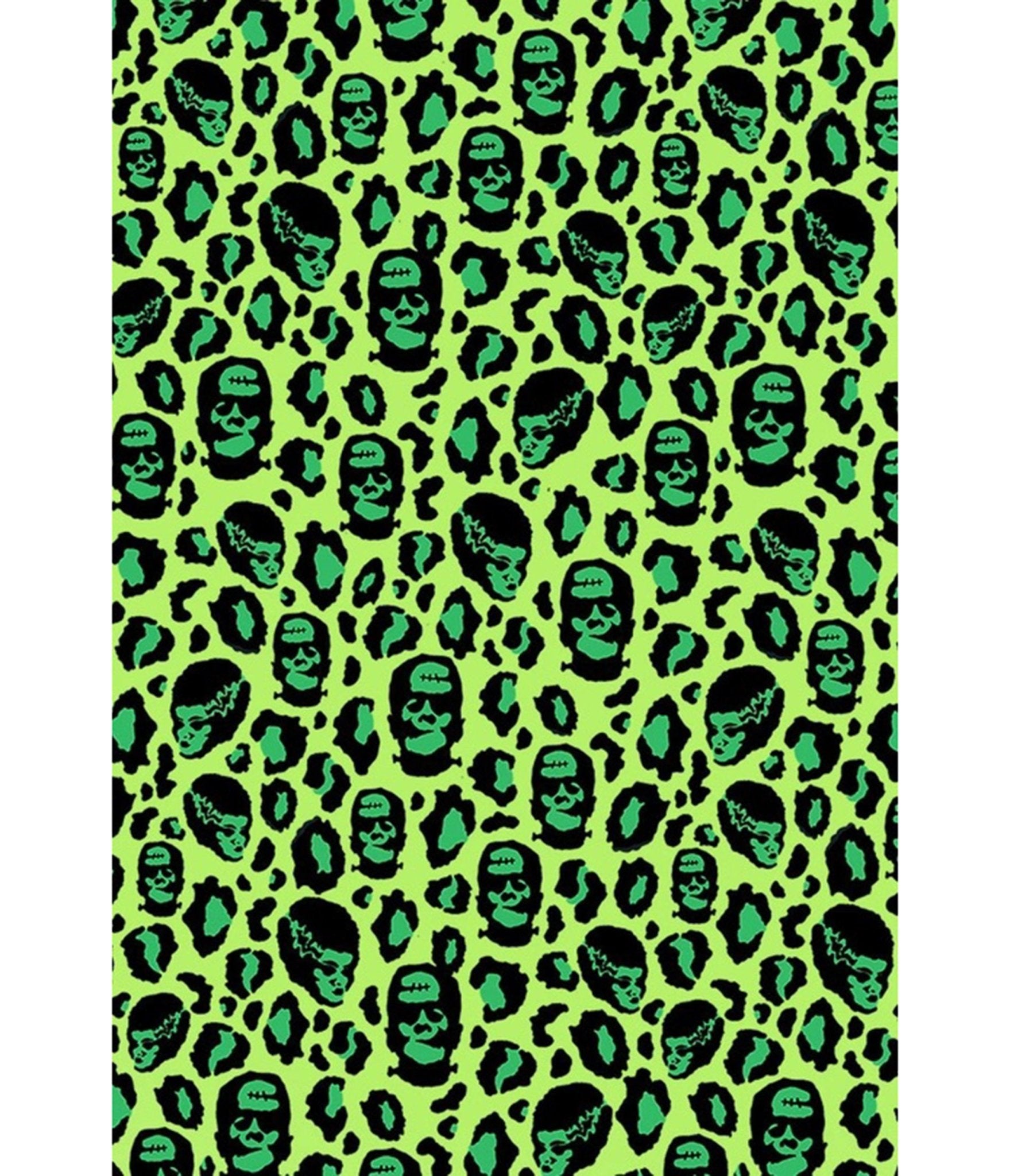 Bonsai Kitten Green Franken-Leopard Print Swing Dress - Unique Vintage - Womens, DRESSES, SWING