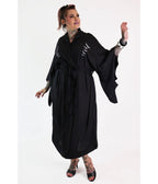 Bonsai Kitten Plus Size Black Bat Kimono - Unique Vintage - Womens, ACCESSORIES, HOSIERY