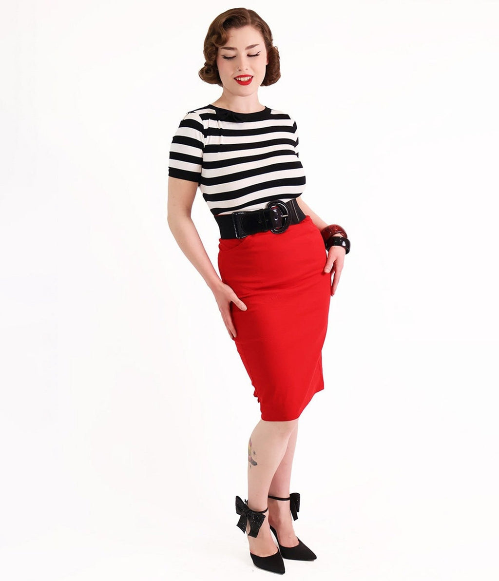 Bonsai Kitten Red Devil Doll Bustle Skirt - Unique Vintage - Womens, BOTTOMS, SKIRTS