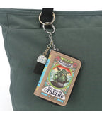 Brown Call of Cthulhu Print Bag Charm - Unique Vintage - Womens, ACCESSORIES, HANDBAGS