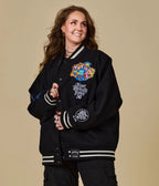 Cakeworthy Disney Muppet Treasure Island Varsity Jacket - Unique Vintage - Womens, TOPS, OUTERWEAR