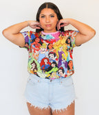 Cakeworthy Disney Princess Unisex Tee - Unique Vintage - Womens, GRAPHIC TEES, TEES