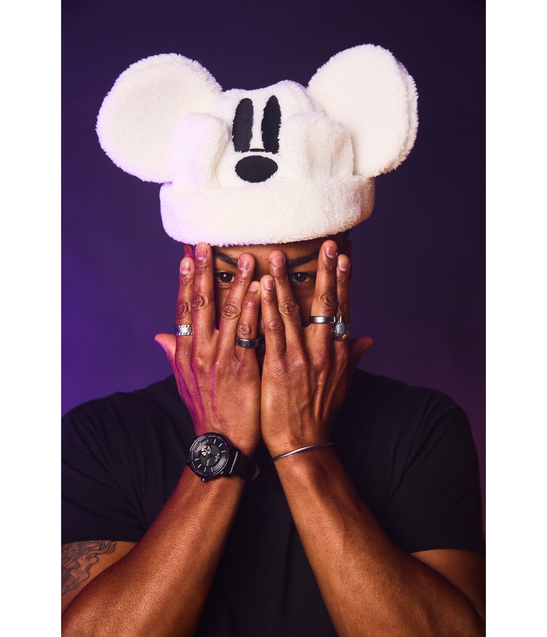 Cakeworthy Ghost Mickey Sherpa Beanie - Unique Vintage - Womens, TOPS, SHIRTS