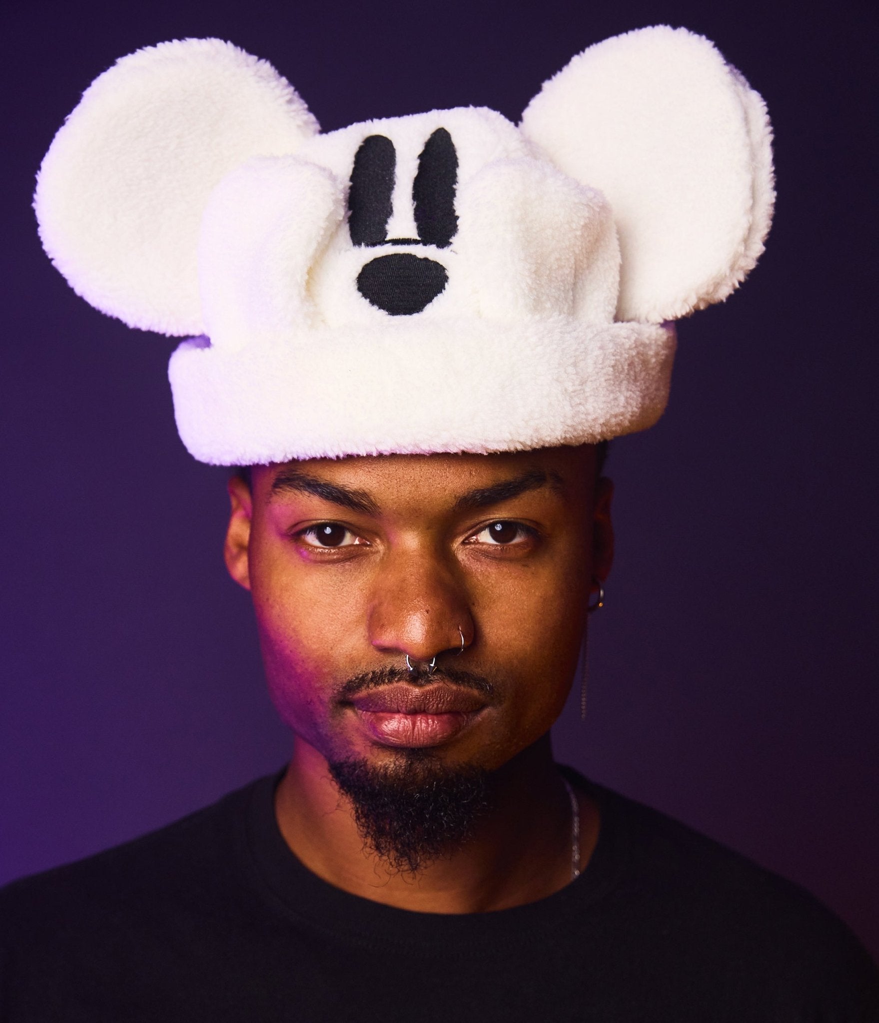 Cakeworthy Ghost Mickey Sherpa Beanie - Unique Vintage - Womens, TOPS, SHIRTS