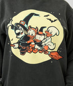 Cakeworthy Huey Dewey & Louie Halloween Unisex Graphic Sweatshirt - Unique Vintage - Womens, TOPS, SWEATERS