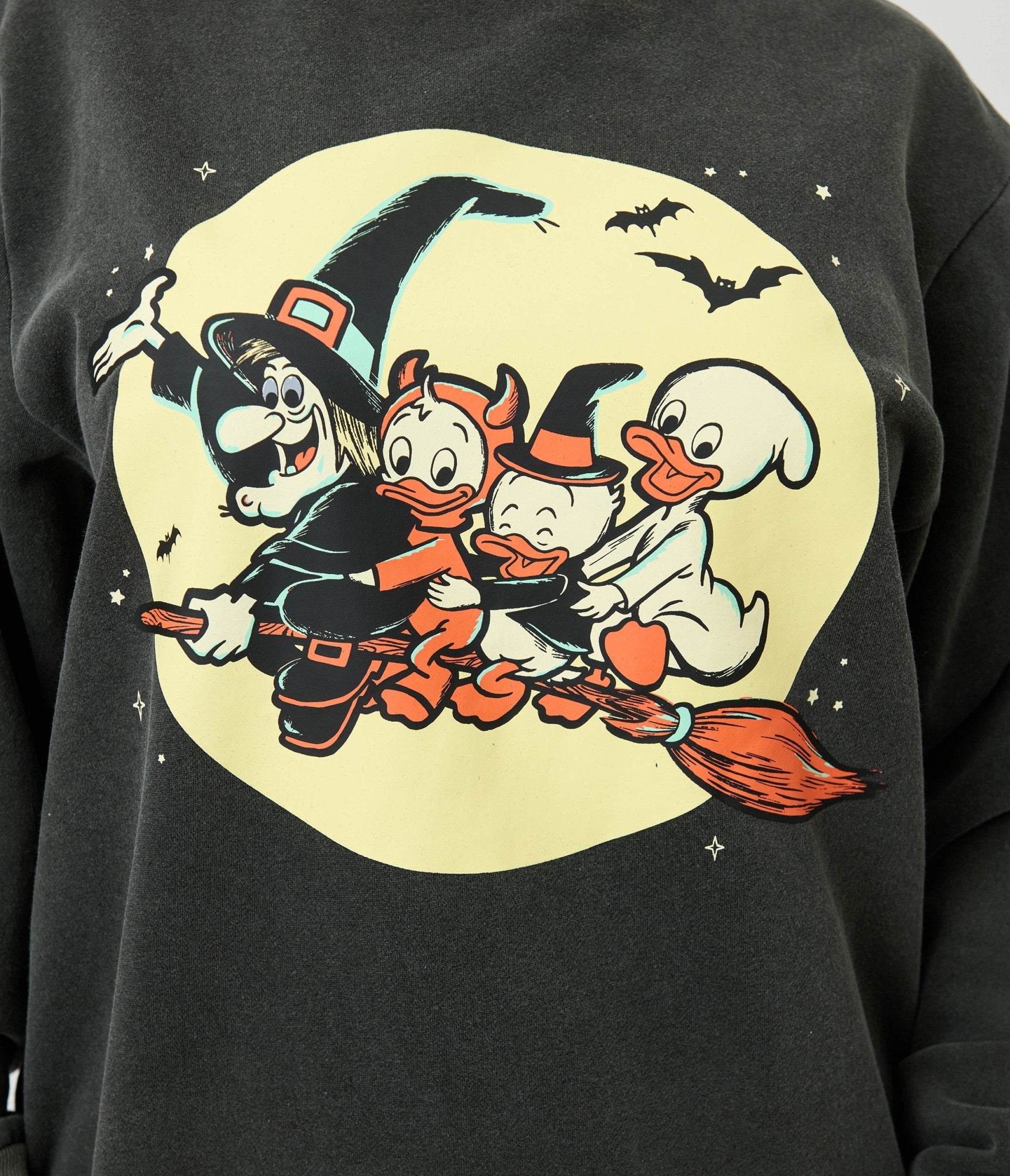 Cakeworthy Huey Dewey & Louie Halloween Unisex Graphic Sweatshirt - Unique Vintage - Womens, TOPS, SWEATERS
