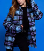 Cakeworthy Masters of the Universe Skeletor Flannel - Unique Vintage - Womens, GRAPHIC TEES, SWEATSHIRTS