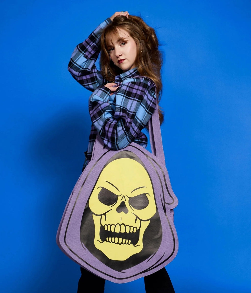 Cakeworthy Masters of the Universe Skeletor Oversized Tote - Unique Vintage - Womens, ACCESSORIES, HANDBAGS