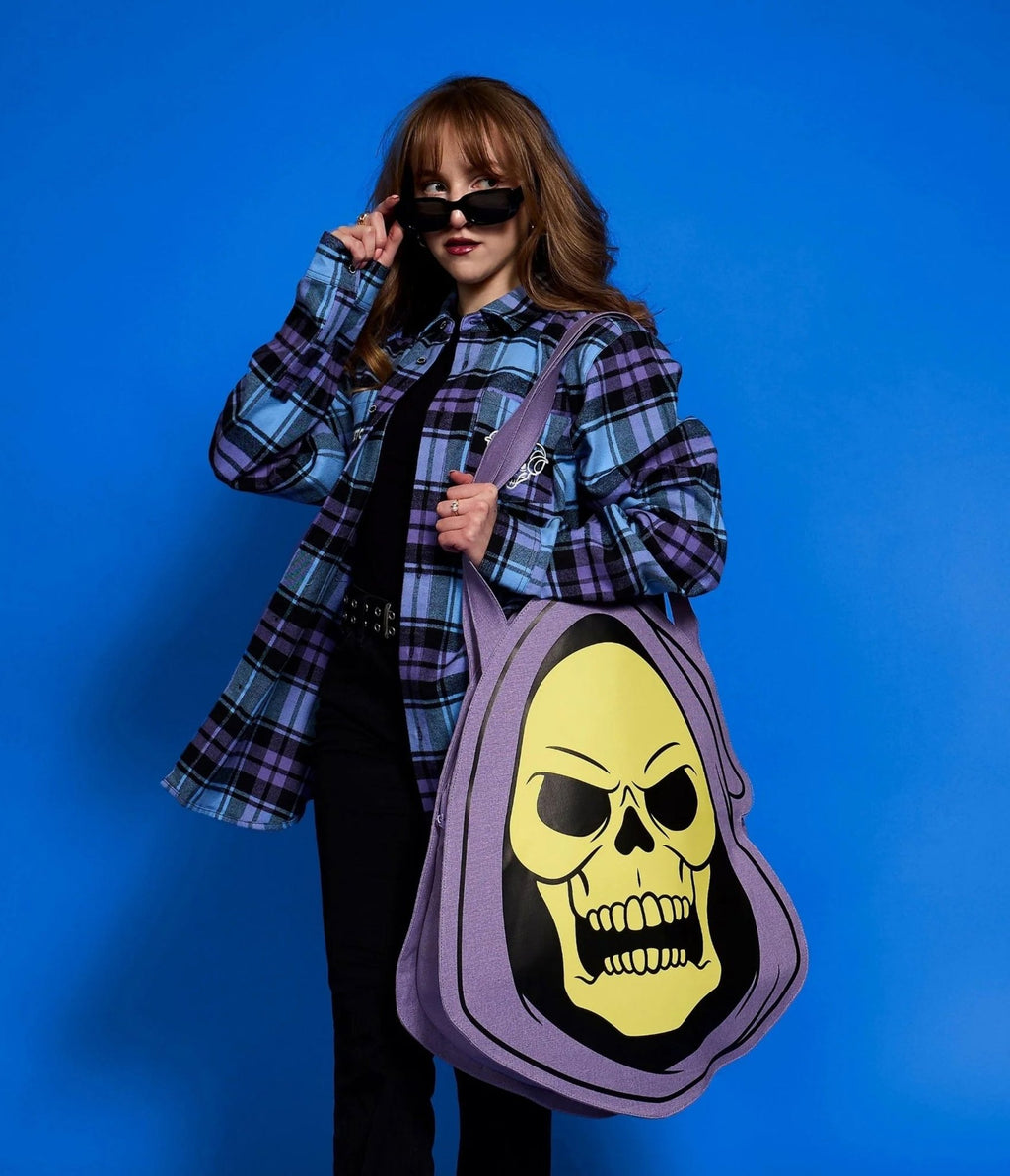 Cakeworthy Masters of the Universe Skeletor Oversized Tote - Unique Vintage - Womens, ACCESSORIES, HANDBAGS