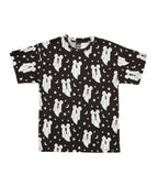 Cakeworthy Mickey Mouse Ghost All Over Print Unisex Tee - Unique Vintage - Graphic Tees