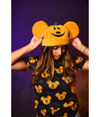 Cakeworthy Mickey Pumpkin Sherpa Beanie - Unique Vintage - Womens, ACCESSORIES, HATS