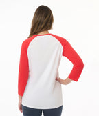 Cakeworthy Paul Frank Devil Julius Raglan Unisex Tee - Unique Vintage - Womens, GRAPHIC TEES, TEES