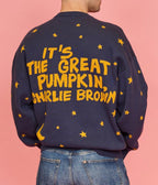 Cakeworthy Peanuts Great Pumpkin Charlie Brown Knit Sweater - Unique Vintage - Sweaters