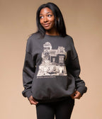 Cakeworthy Practical Magic Black Maria’s Island House Graphic Sweatshirt - Unique Vintage - Womens, GRAPHIC TEES, SWEATSHIRTS