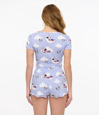 Cakeworthy Purple Minnie Mouse Dream Pajama Set - Unique Vintage - Womens, TOPS, TEES