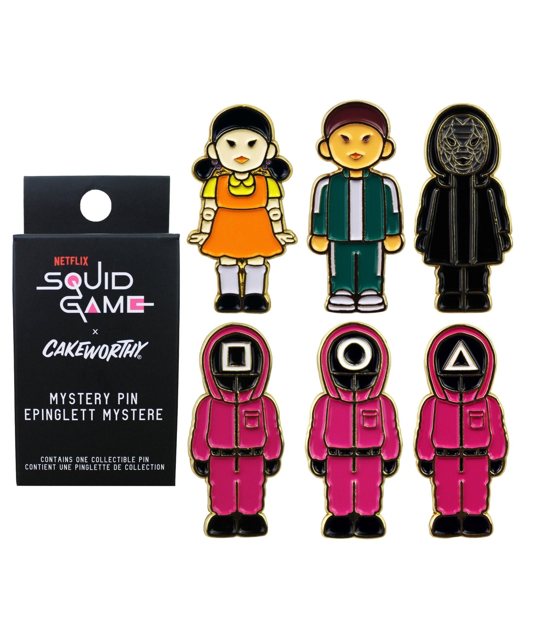 Cakeworthy Squid Game 2 Blind Box Pin Set - Unique Vintage - Womens, ACCESSORIES, HAIR