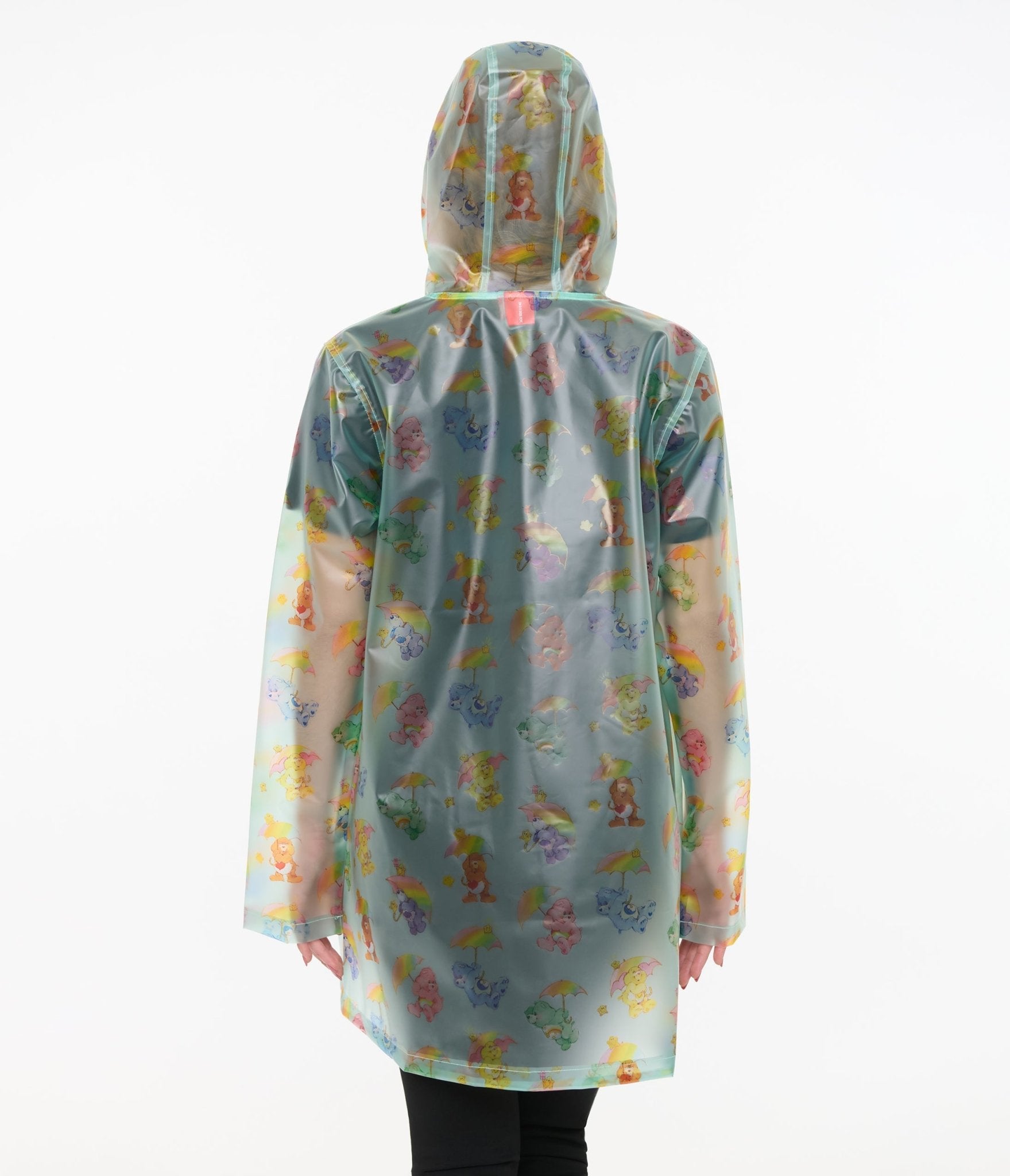 Cakeworthy Turquoise Care Bears Rain Jacket - Unique Vintage - Womens, TOPS, OUTERWEAR