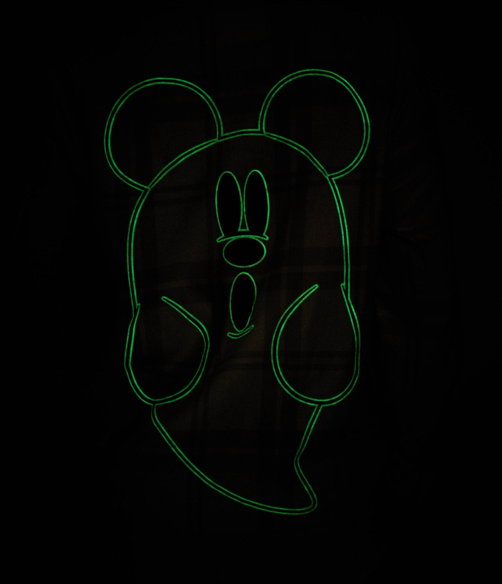 Cakeworthy White Glow in the Dark Mickey Ghost Flannel - Unique Vintage - Womens, TOPS, SHIRTS