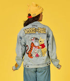 Cakeworthy Winnie the Pooh 100th Anniversary Denim Jacket - Unique Vintage - Womens, TOPS, OUTERWEAR