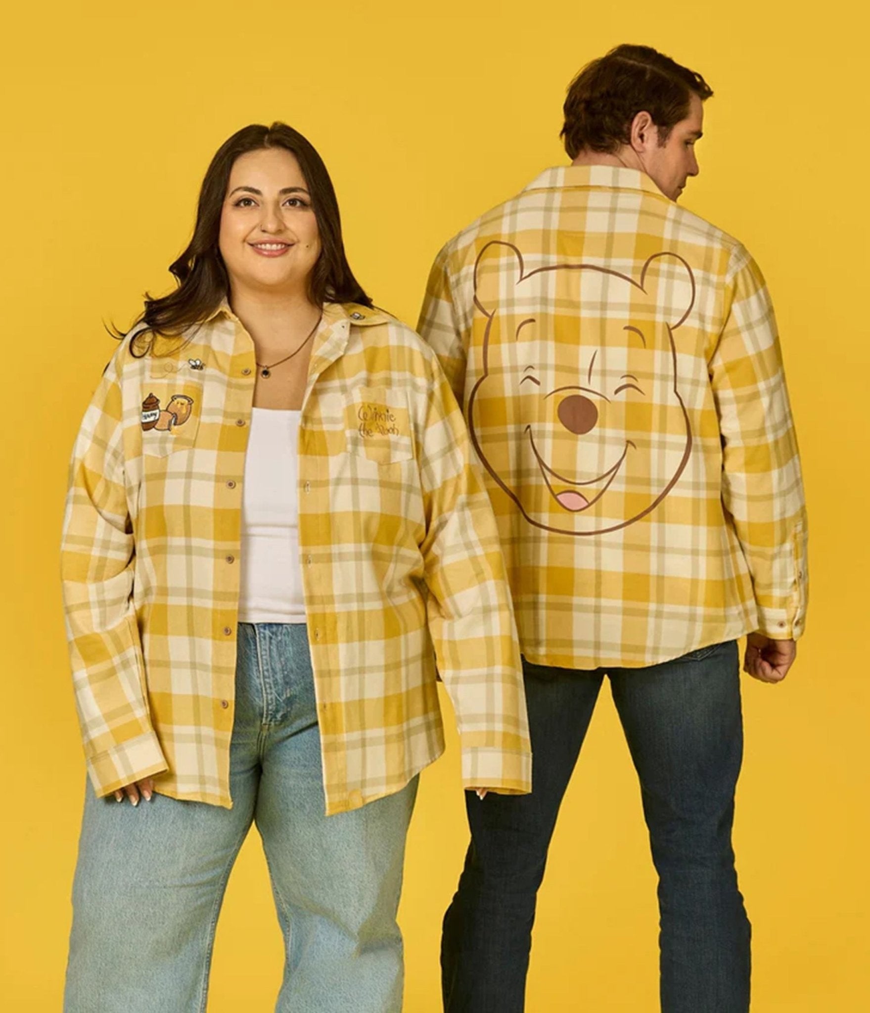 Cakeworthy Winnie the Pooh Flannel - Unique Vintage - Womens, TOPS, TEES