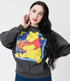 Cakeworthy Winnie the Pooh Halloween Unisex Graphic Sweatshirt - Unique Vintage - Womens, TOPS, SWEATERS
