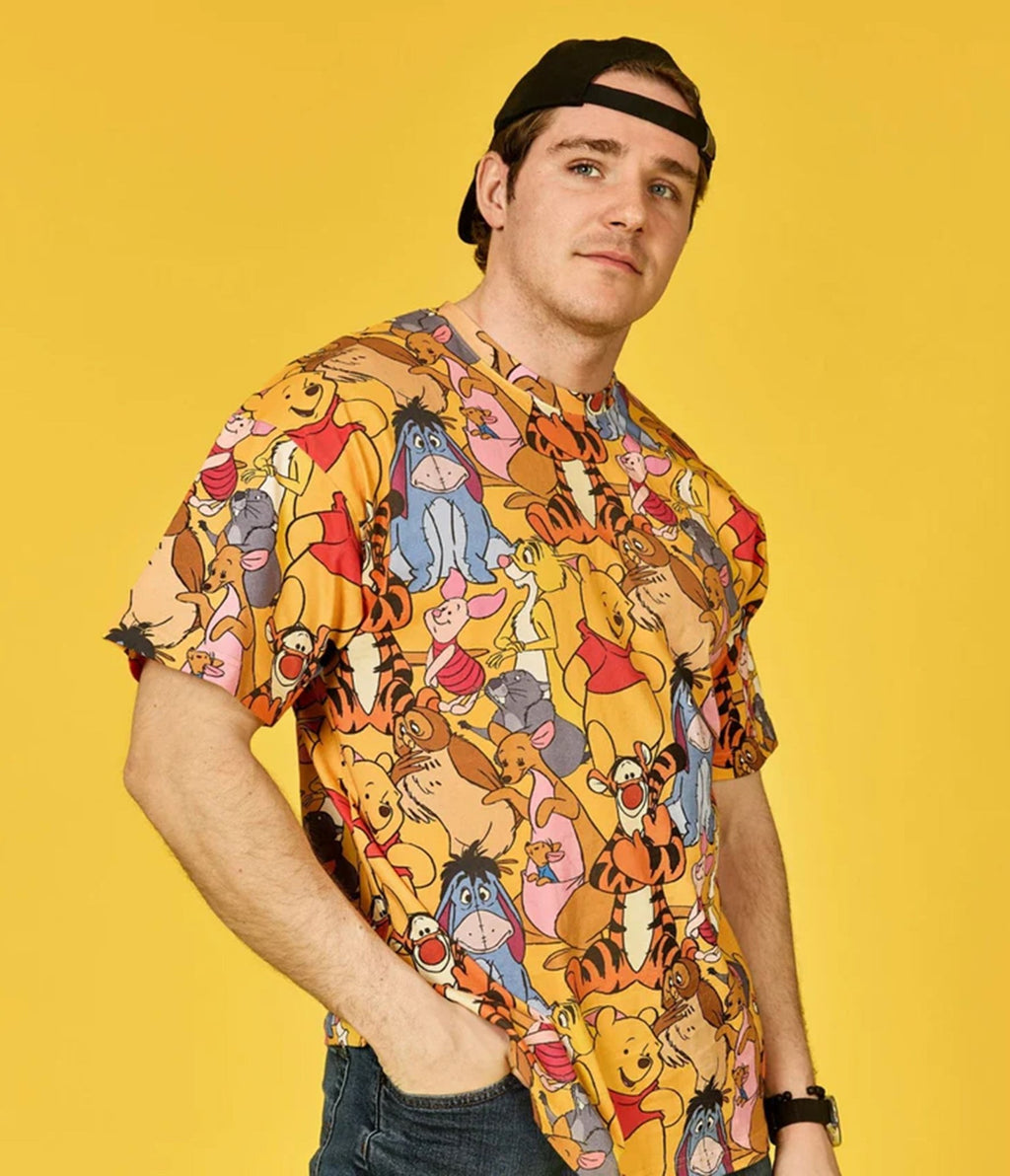 Cakeworthy Winnie the Pooh Unisex Tee - Unique Vintage - Womens, GRAPHIC TEES, TEES