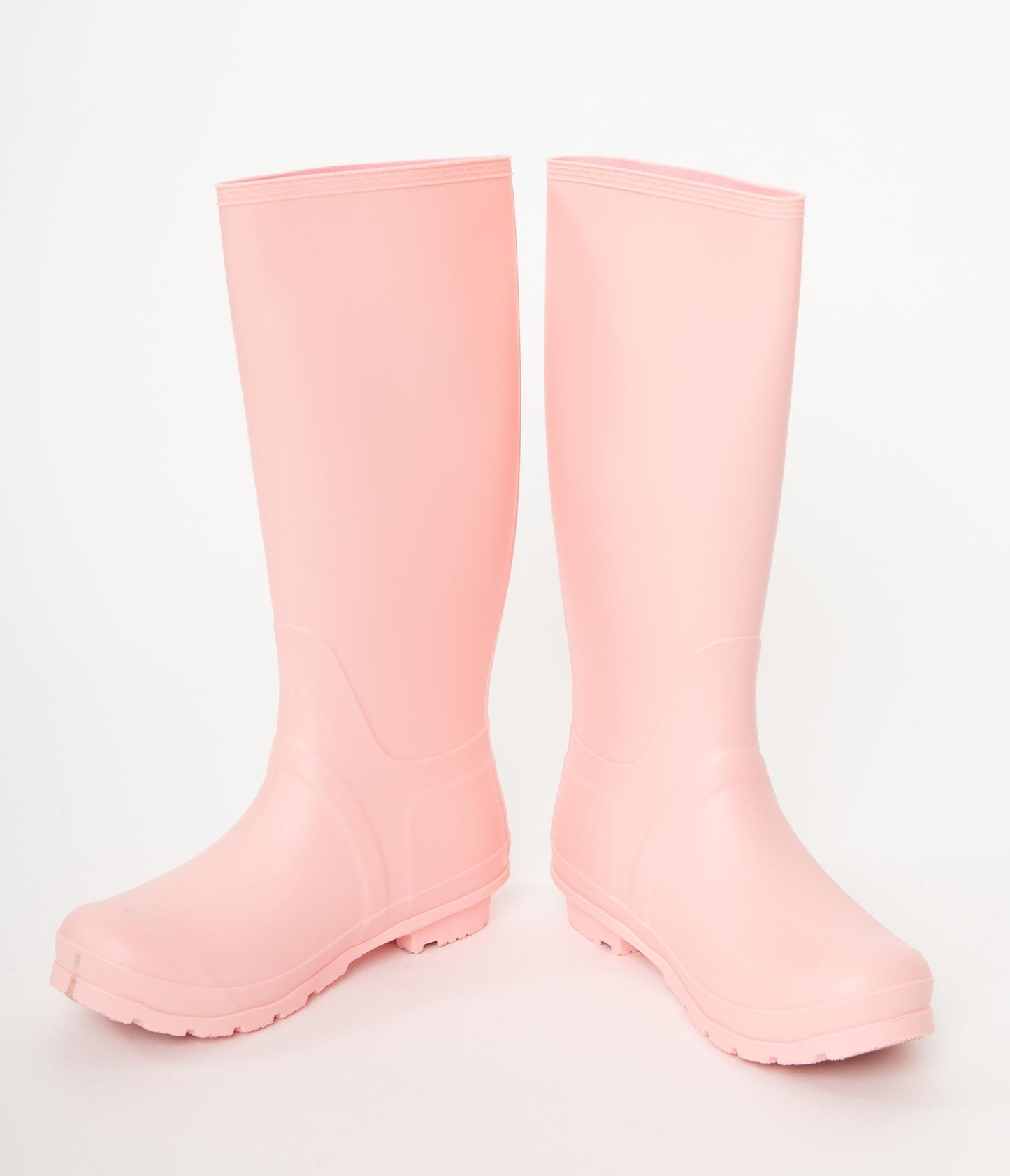 Candy Floss Pink Rubber Rain Boots - Unique Vintage - Womens, SHOES, BOOTS