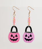 Candy in a Bucket Trick or Treat Earrings - Unique Vintage - Womens, ACCESSORIES, JEWELRY