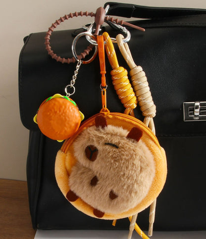 Capybara Plush Coin Bag Keychain - Unique Vintage - Womens, ACCESSORIES, GIFTS/HOME