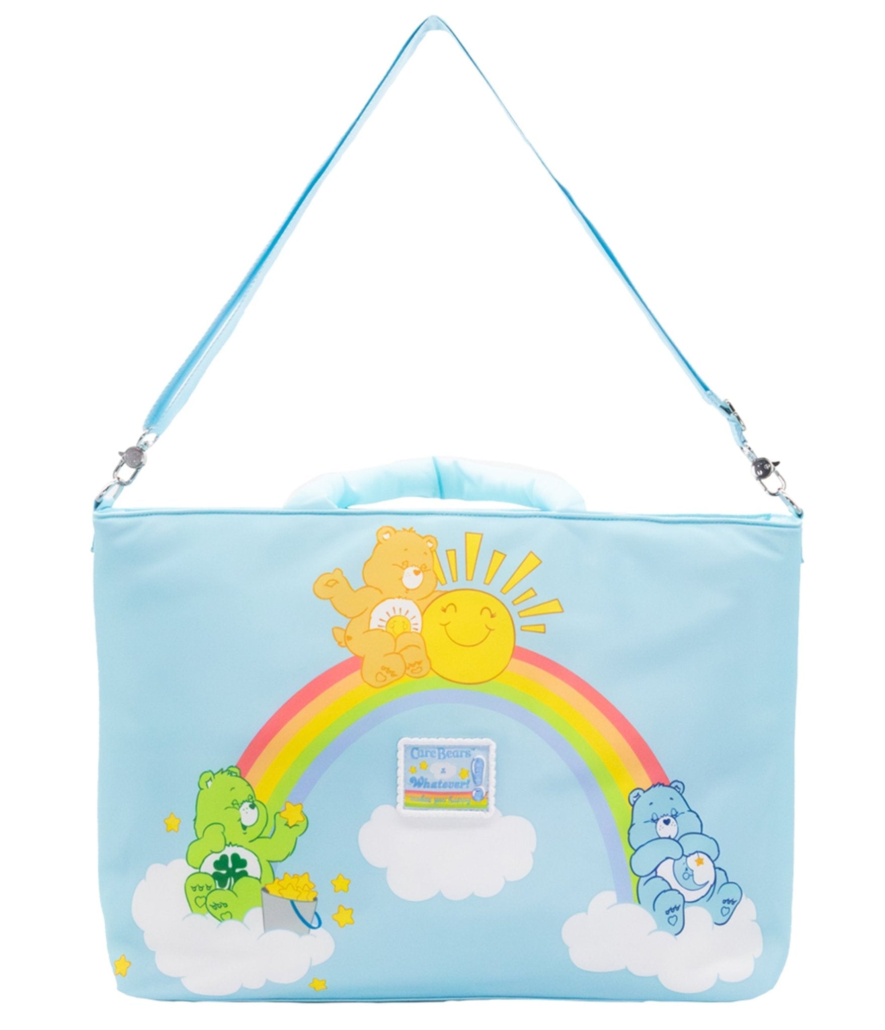 Care Bears Cloud Quilted Nylon Tote Bag - Unique Vintage - Womens, ACCESSORIES, HANDBAGS