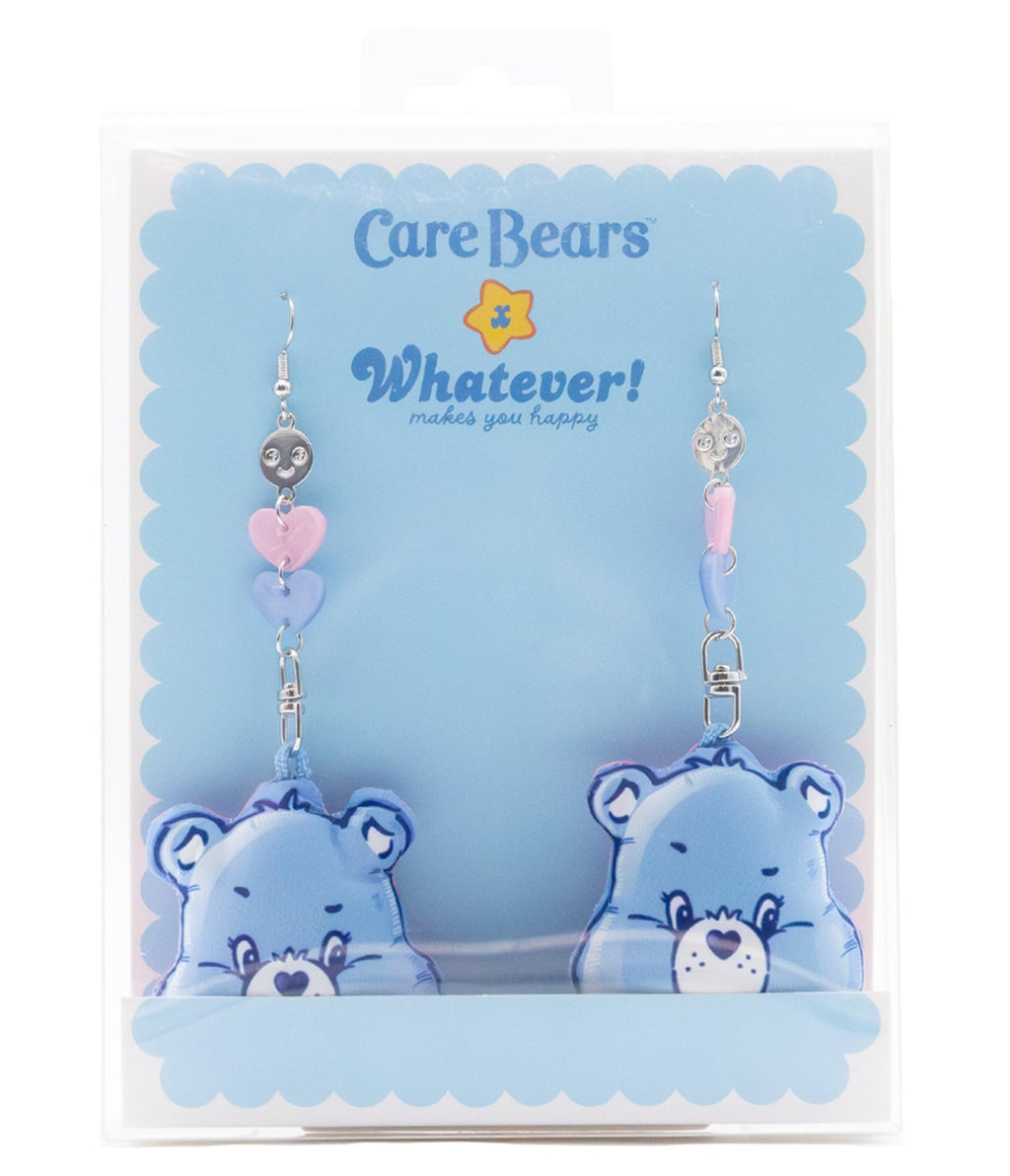Care Bears Grumpy & Cheer Bear Reversible Earrings - Unique Vintage - Womens, ACCESSORIES, JEWELRY