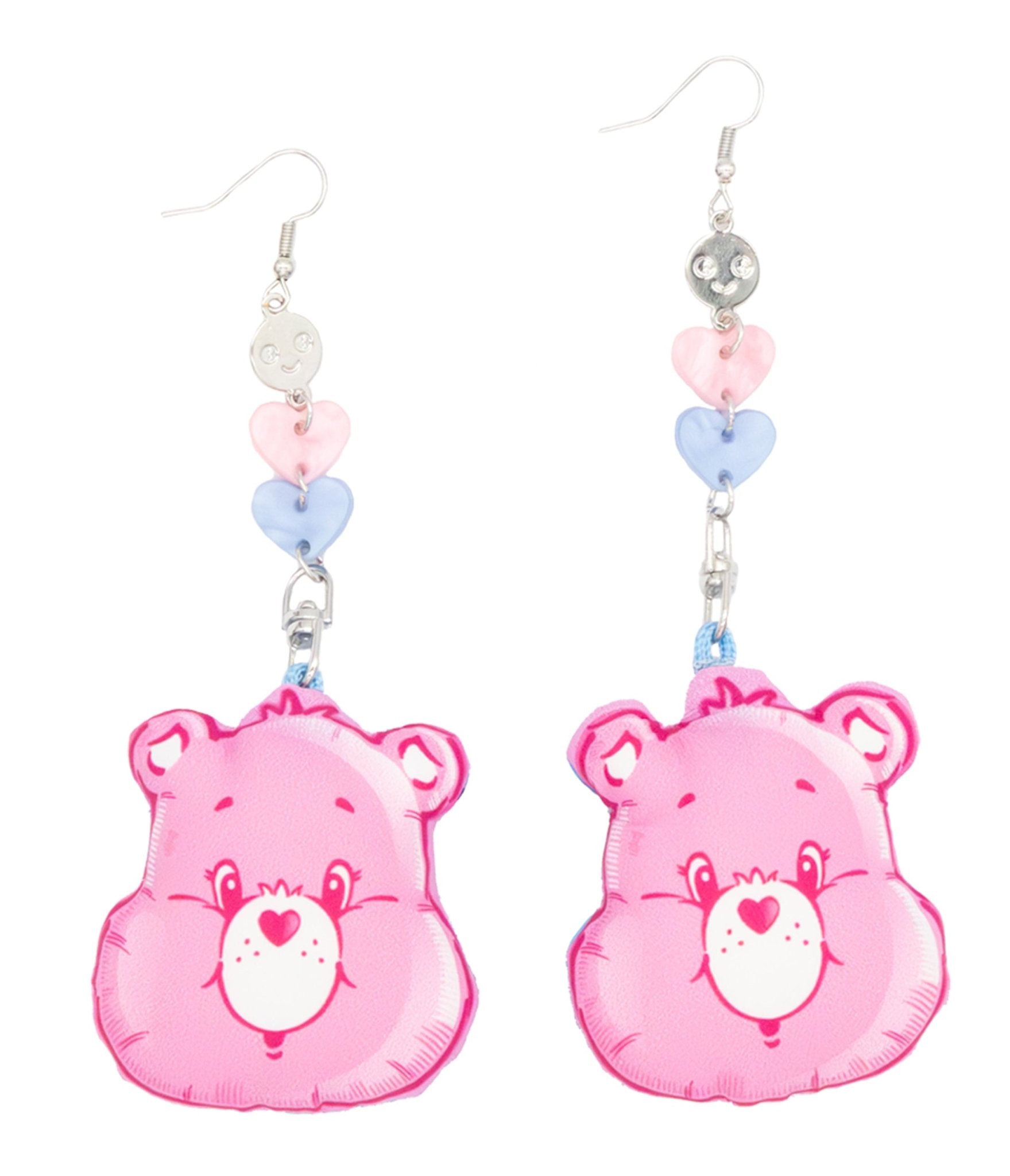 Care Bears Grumpy & Cheer Bear Reversible Earrings - Unique Vintage - Womens, ACCESSORIES, JEWELRY