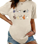 Cat Butts Unisex Graphic Tee - Unique Vintage - Womens, GRAPHIC TEES, TEES
