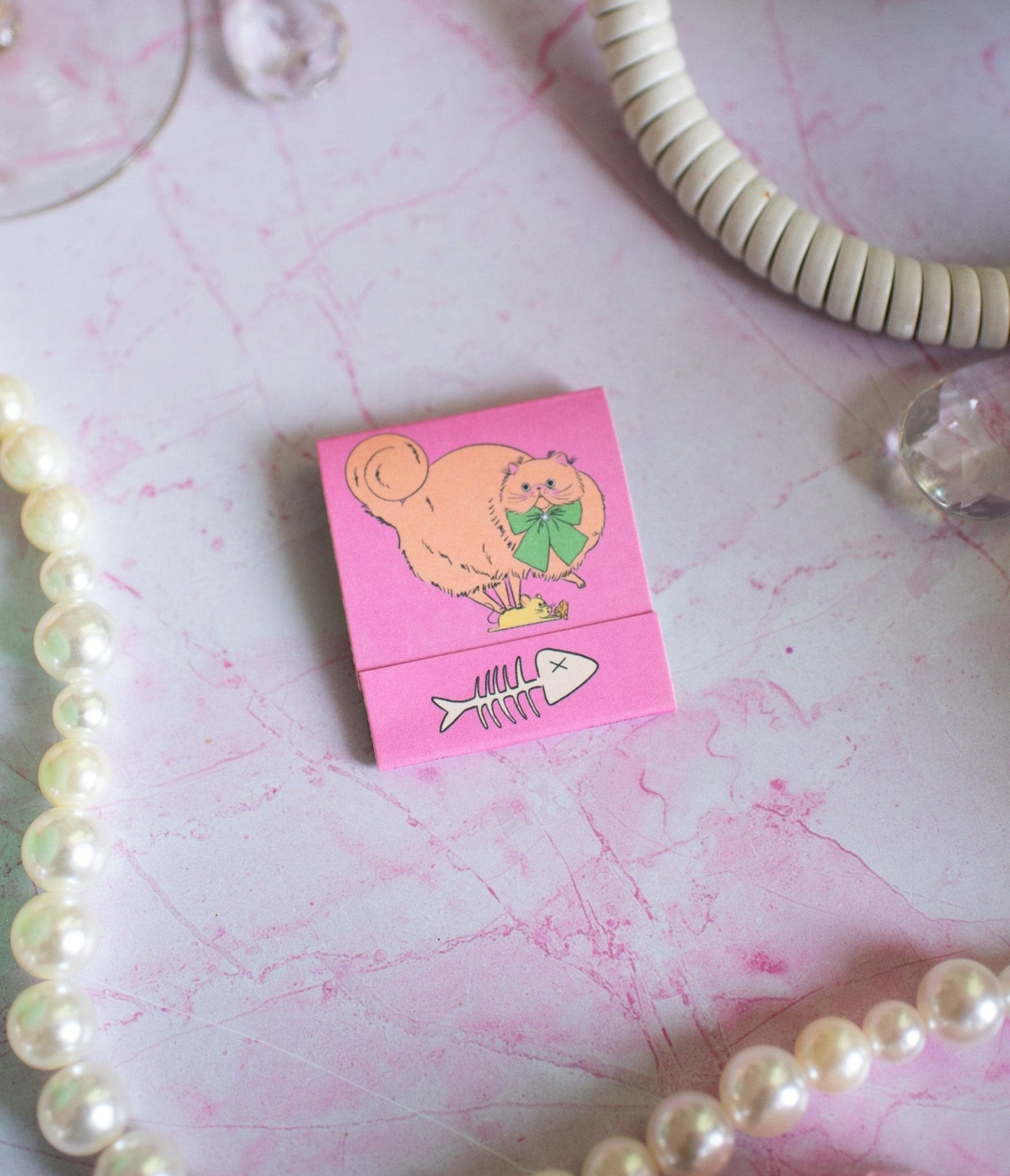 Cat Matchbook - Unique Vintage - Womens, ACCESSORIES, GIFTS/HOME