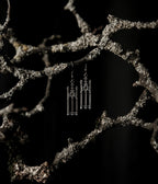Cemetery Gates Dangle Earrings - Unique Vintage - Womens, ACCESSORIES, JEWELRY